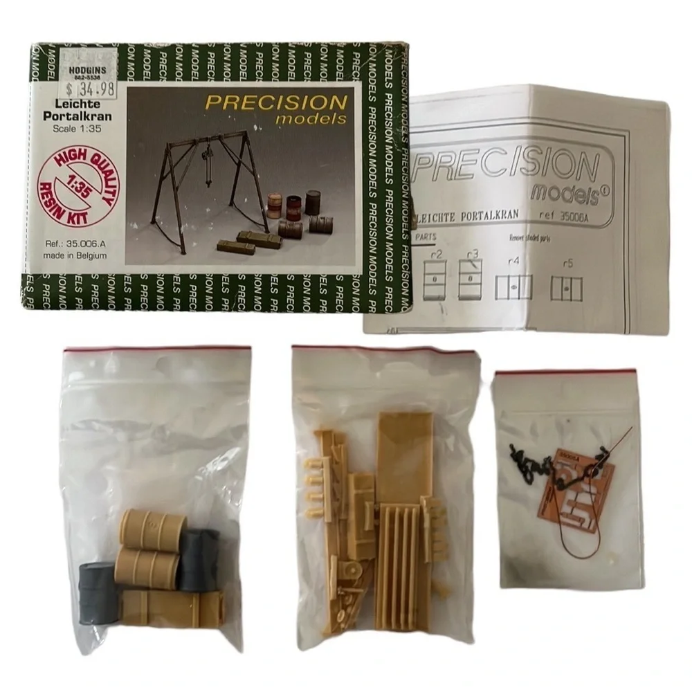 Precision Models Leichte Portalkran Resin 1:35 Scale Kit Made in Belgium 35006 A